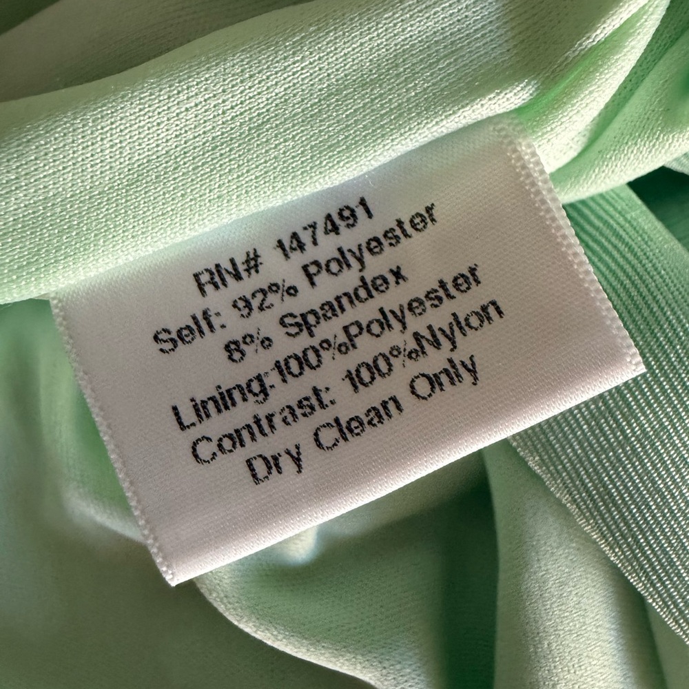 Katie May x REVOLVE A Cut Above Gown One Shoulder High Slit Maxi Green Dress M - Picture 5 of 6